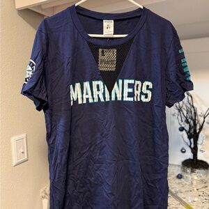 PINK Victoria's Secret Navy Blue Mariners Tee